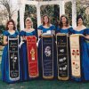 125jähriges Gründungsfest 1996 - Festdamen mit Bändern